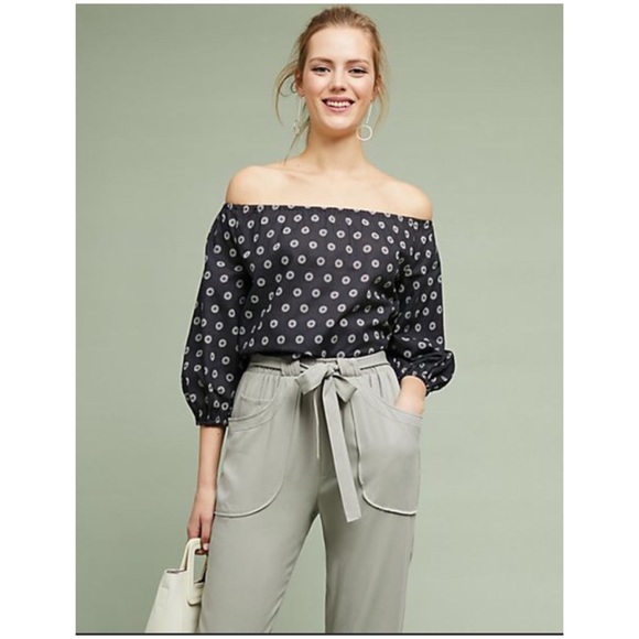 Anthropologie Maiden off-the-Shoulder Blouse NWT - Picture 3 of 3